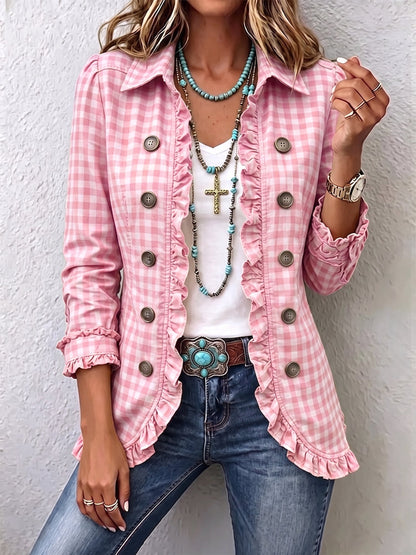 Elke™ | Blazer a Vichy