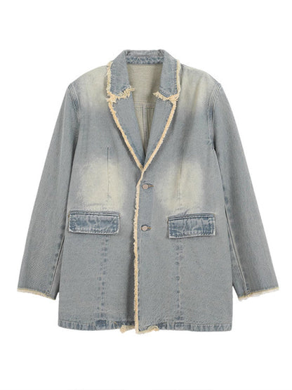 Rita™ | Blazer Oversize in Look Usato