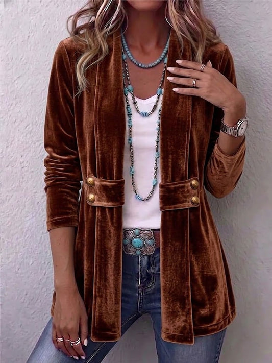 Katrin™ | Blazer Aperto con Brillantezza