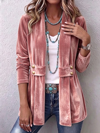 Katrin™ | Blazer Aperto con Brillantezza