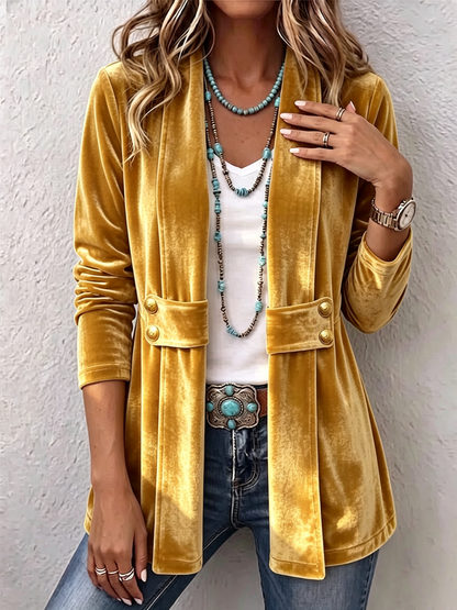 Katrin™ | Blazer Aperto con Brillantezza