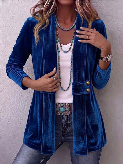 Katrin™ | Blazer Aperto con Brillantezza